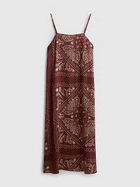 Paula Echevarría Paisley Column Midi Dress