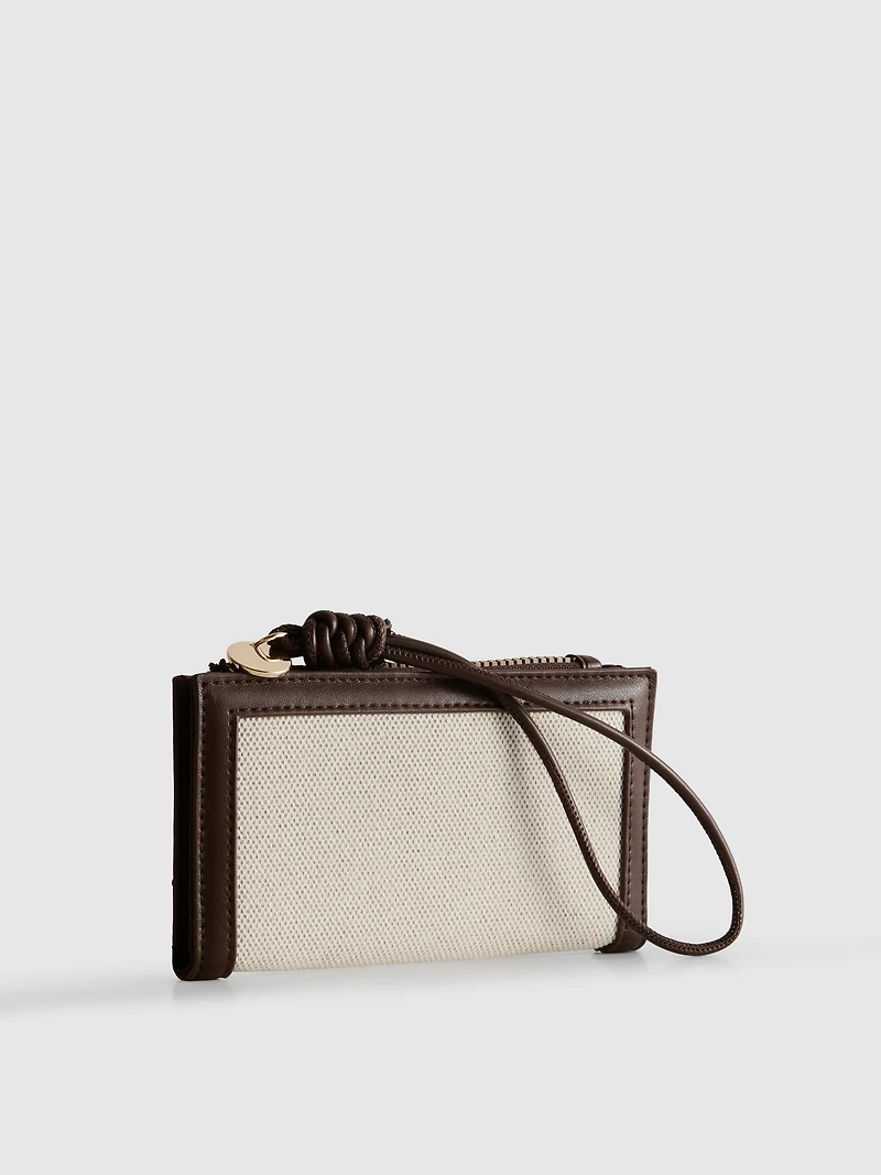 Woven Wristlet Wallet