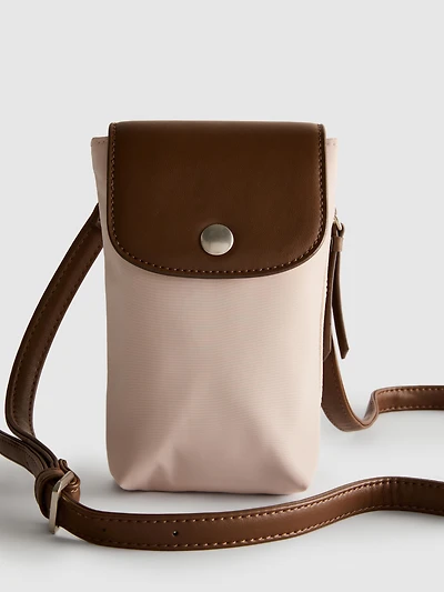 Faux Leather Phone Bag