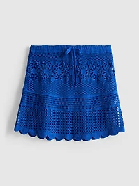 Crochet Beach Mini Skirt