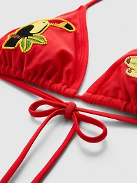 Toucan Triangle Bikini Top