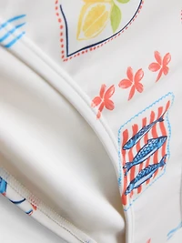 2pk Printed Side-Tie Bikini Bottoms