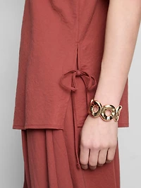 Textured Side-Tie Tank Top