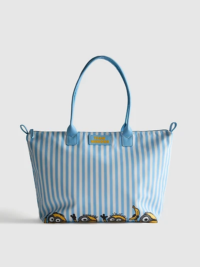 Despicable Me Minions Striped Shopper