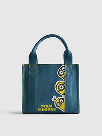 Despicable Me Denim Minions Mini Tote Bag