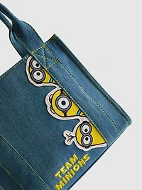 Despicable Me Denim Minions Mini Tote Bag