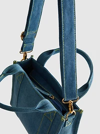 Despicable Me Denim Minions Mini Tote Bag