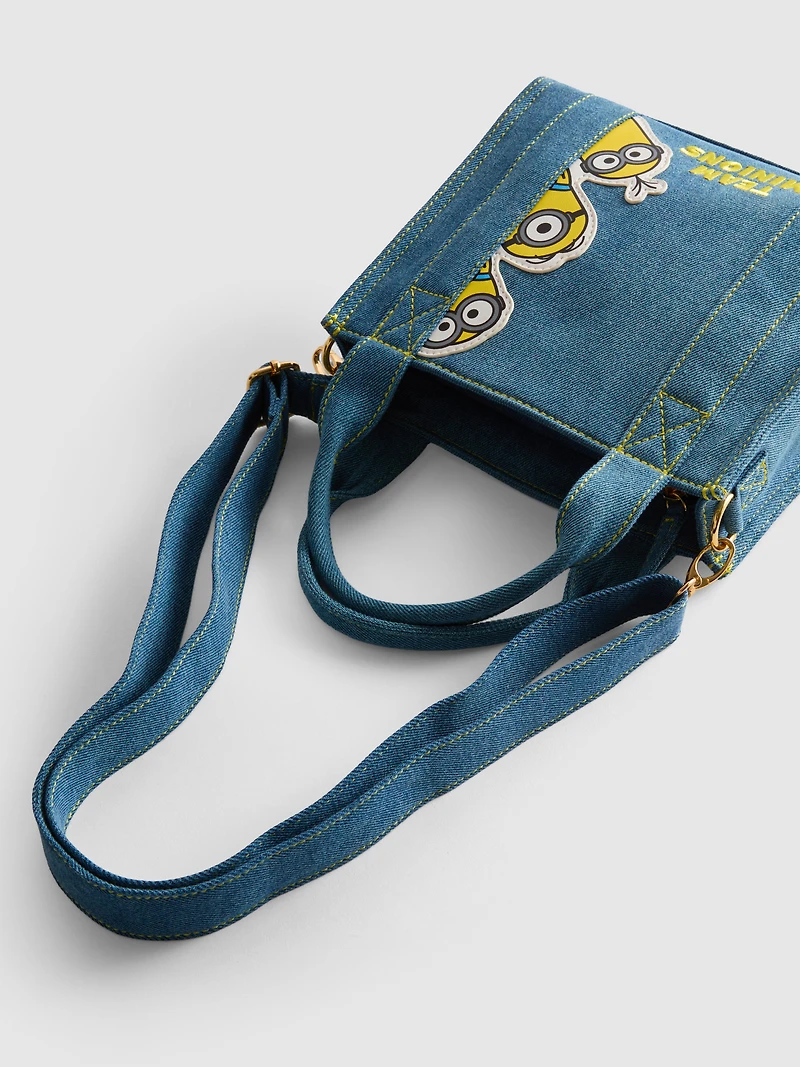 Despicable Me Denim Minions Mini Tote Bag