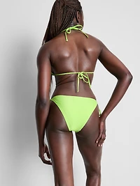 Beaded Side-Tie Bikini Bottoms