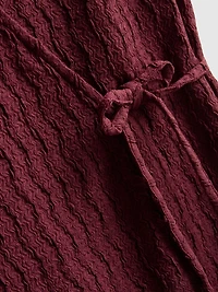 Crinkle Tie Detail Waistcoat