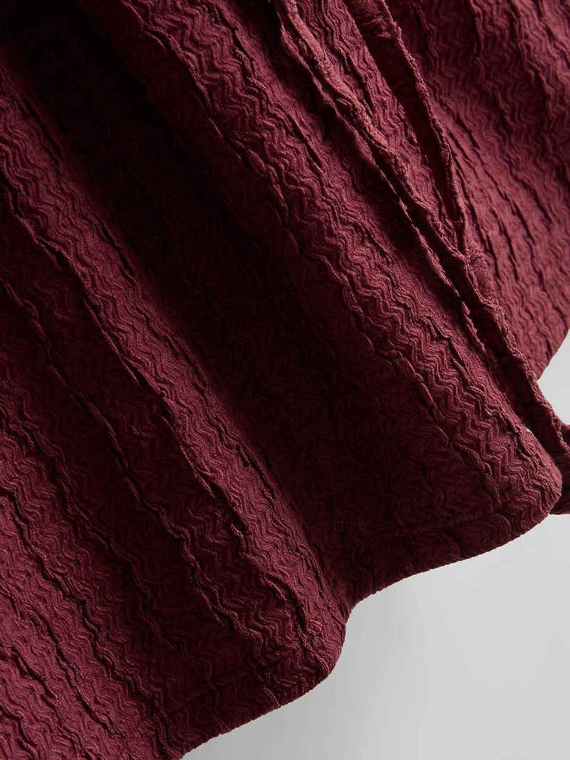 Crinkle Tie Detail Waistcoat