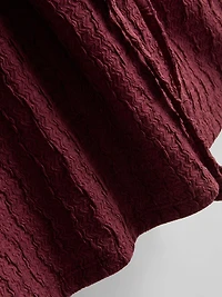 Crinkle Tie Detail Waistcoat