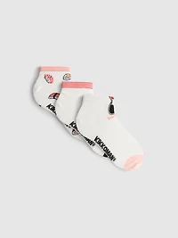 3pk Kikkoman Cotton-Blend Ankle Socks