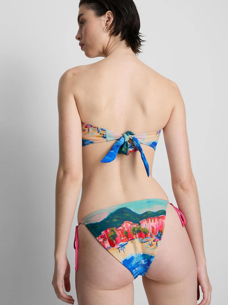 Scenic Print Bandana Bikini Top