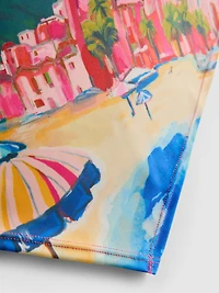 Scenic Print Bandana Bikini Top