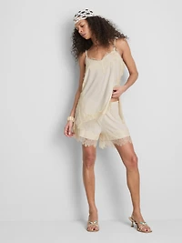 Paula Echevarría Lace-Trim Shorts