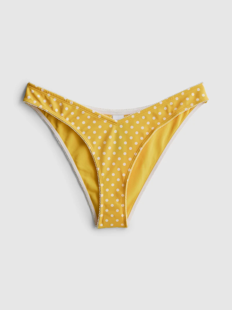 Polka Dot Brazilian Bikini Bottoms