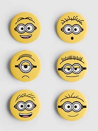 6pk Minions Buttons