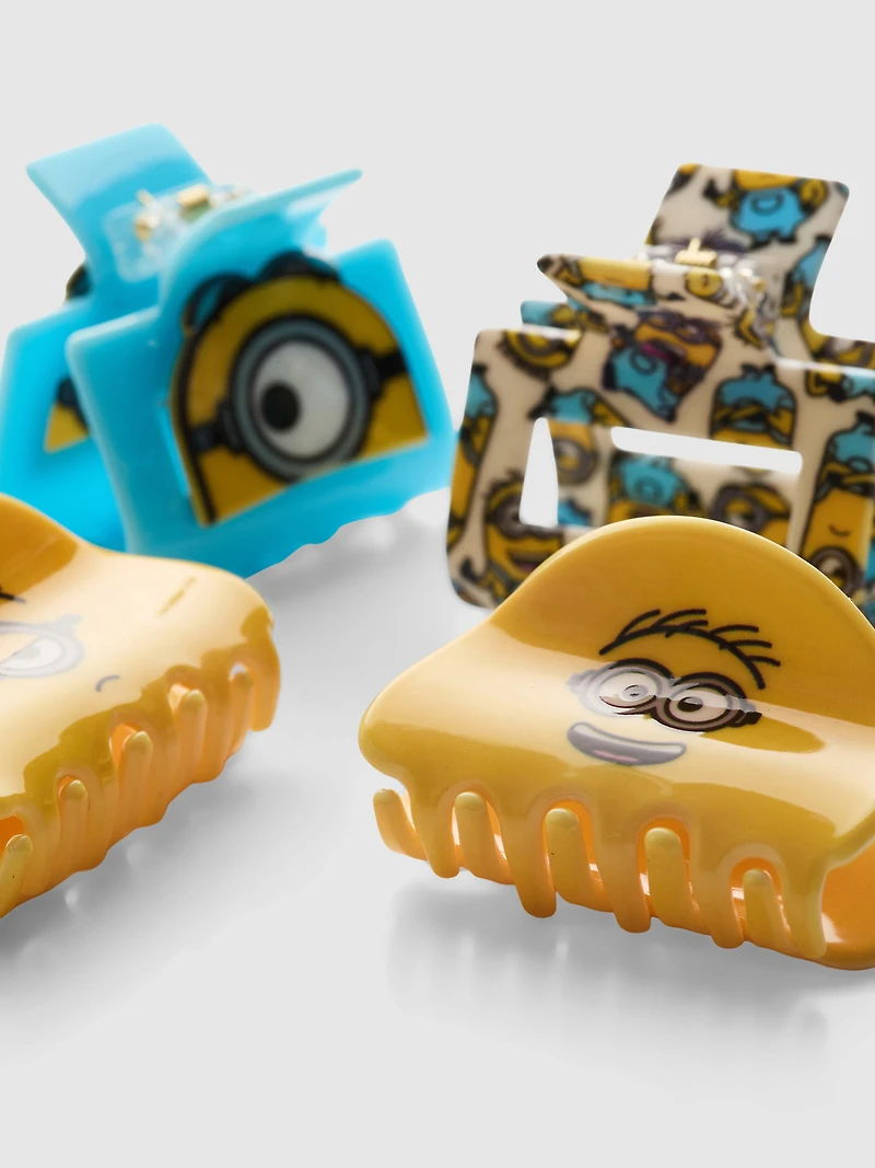 4pk Despicable Me Minions Claw Clips
