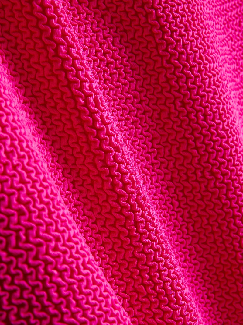 Crinkle Scoop Back Swimsuit