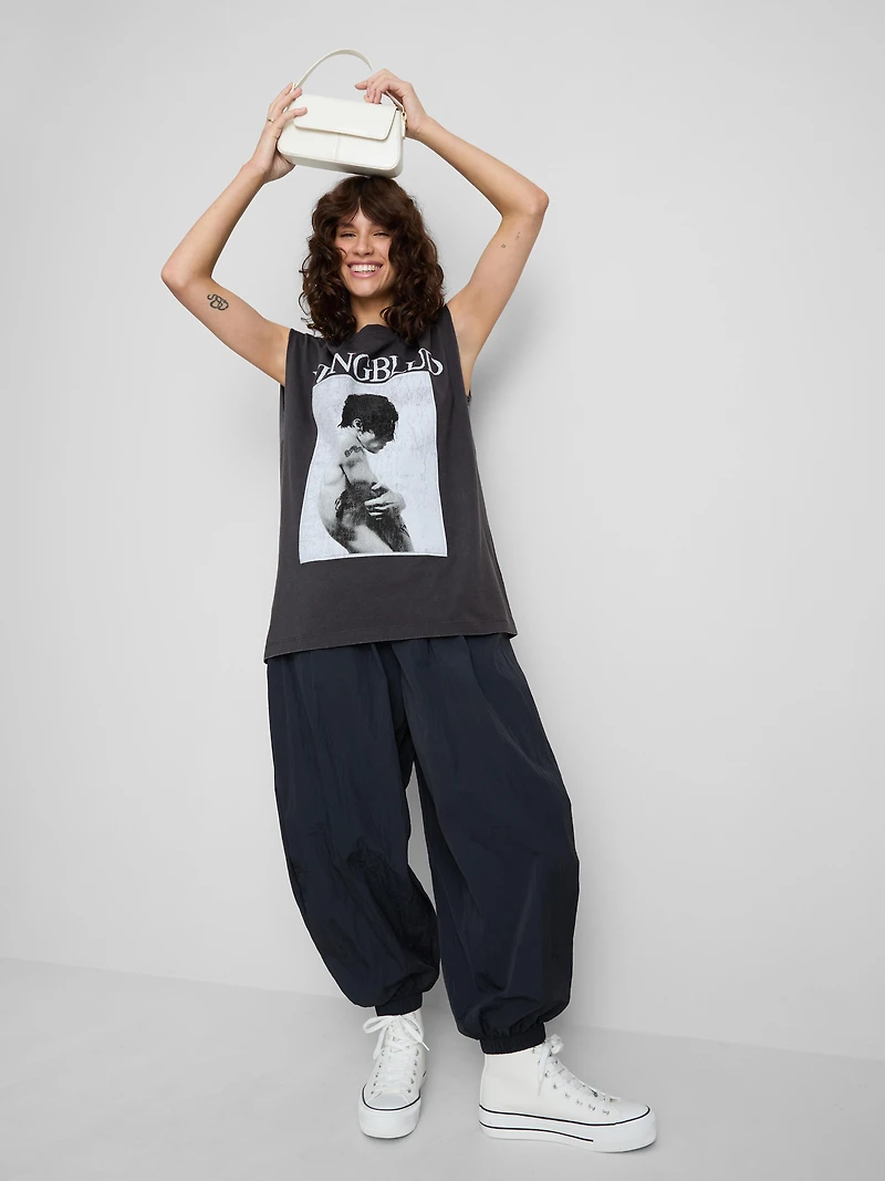 YUNGBLUD Cotton Graphic Tank Top