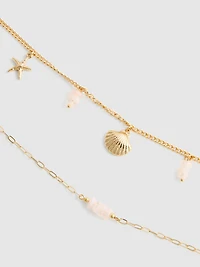 Layered Charm Waist Chain
