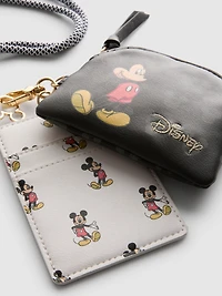 Disney's Mickey Mouse Faux Leather Lanyard Wallet