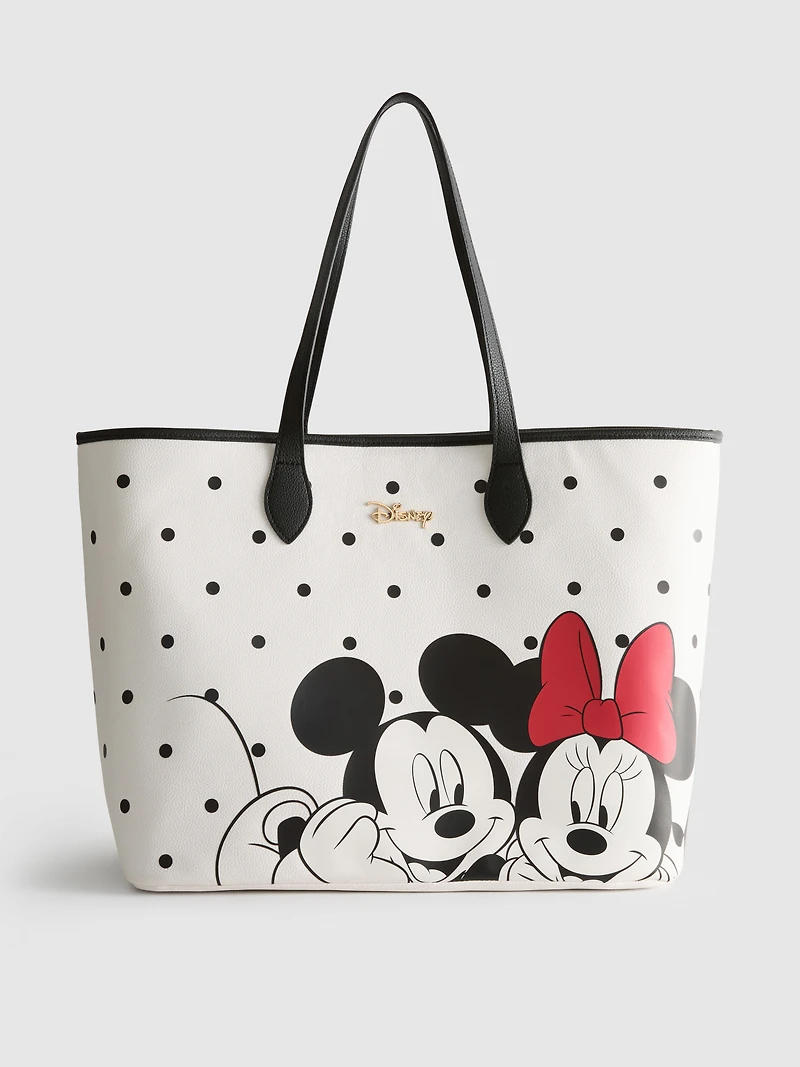 Disney's Mickey Mouse Faux Leather Tote Bag