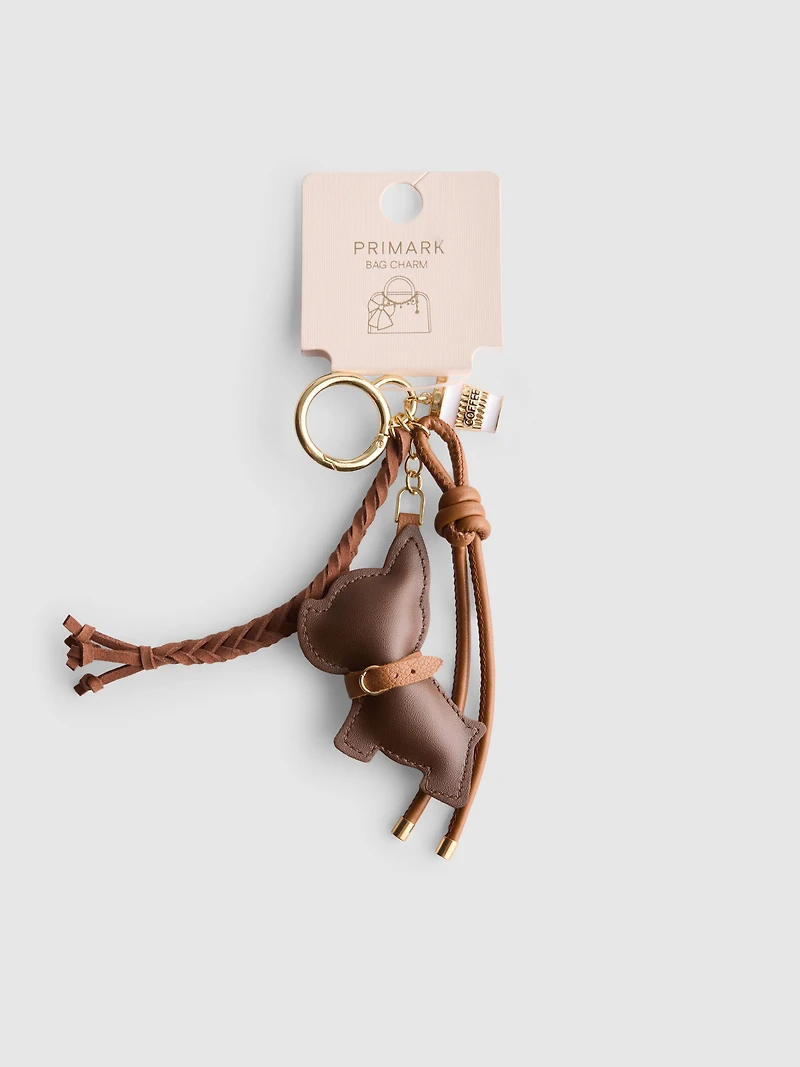 Dog Bag Charm Keychain