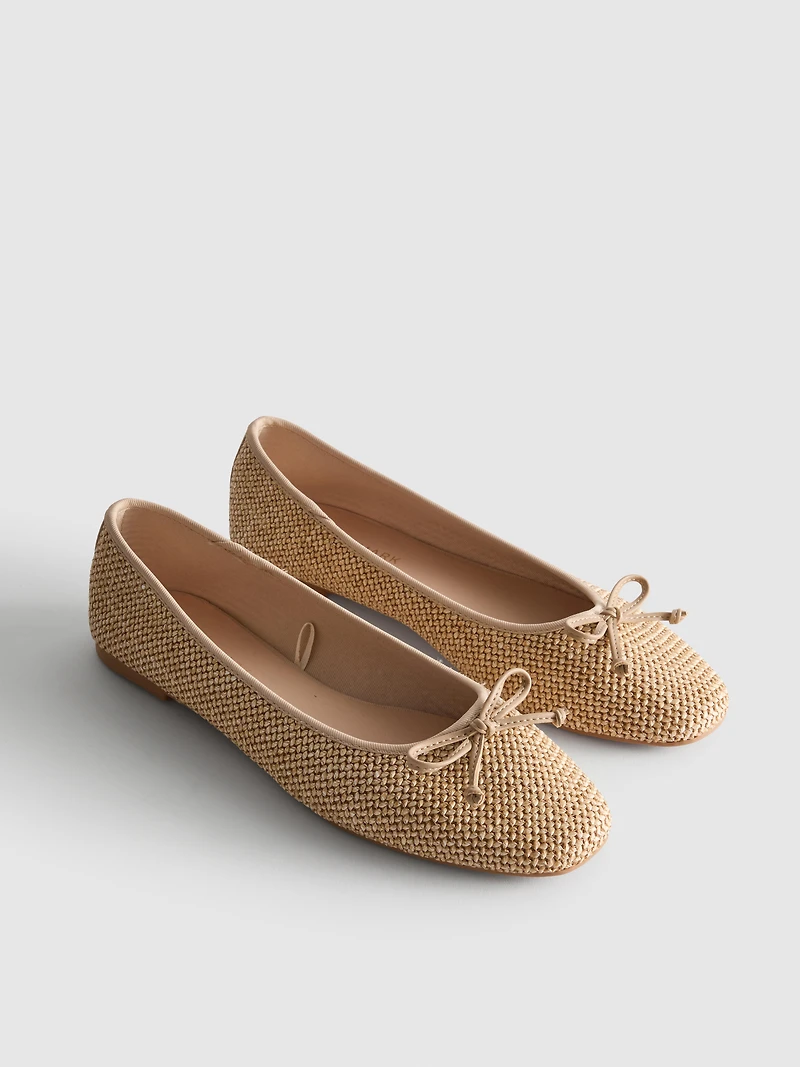 Beaded Ballerina Flats