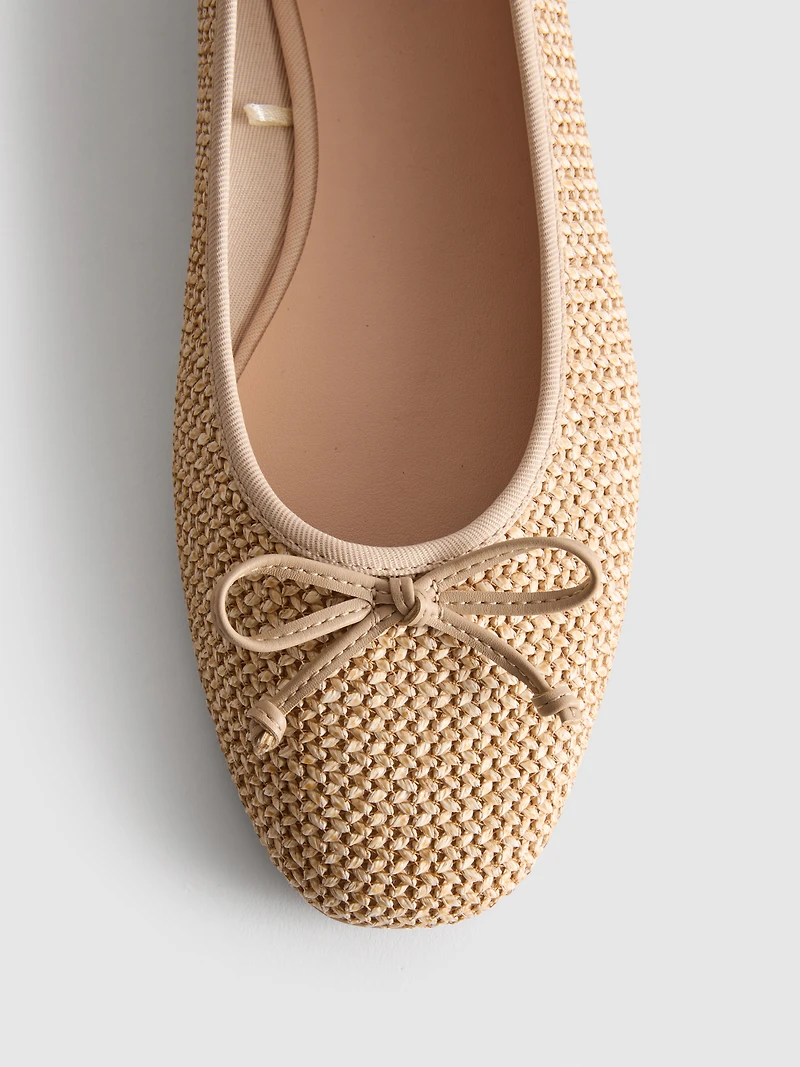 Beaded Ballerina Flats