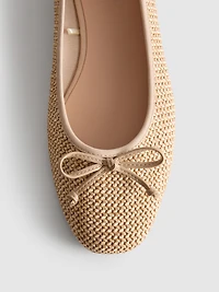 Beaded Ballerina Flats