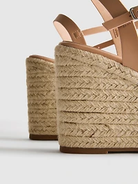 Embellished Espadrille Wedges