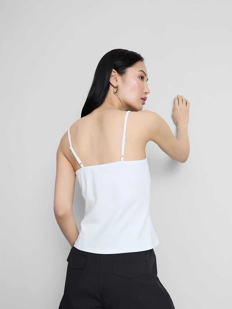 V-Neck Babydoll Cami Top