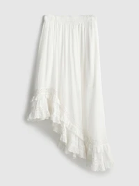 The Primark Scene | Asymmetrical Broderie Maxi Skirt