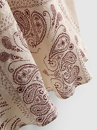 Paula Echevarría Printed Satin Bias Maxi Skirt