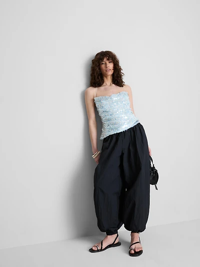 The Primark Scene | Strappy Sequin Cowl-Neck Top
