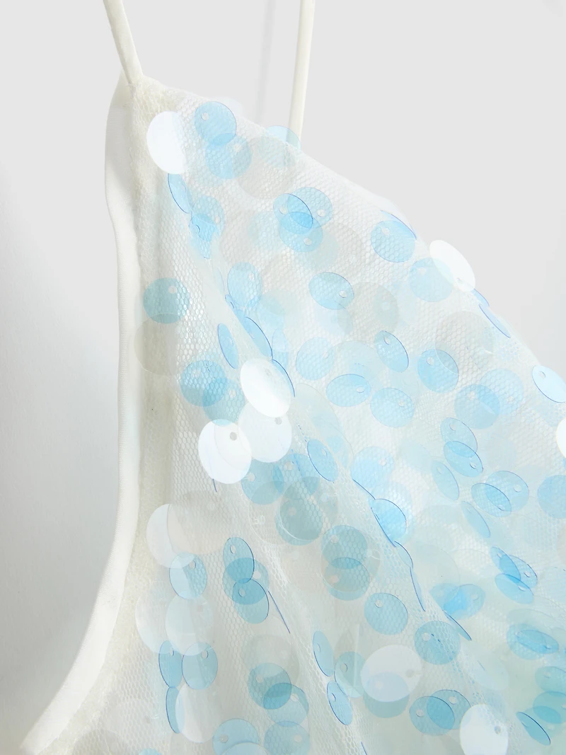 The Primark Scene | Strappy Sequin Cowl-Neck Top