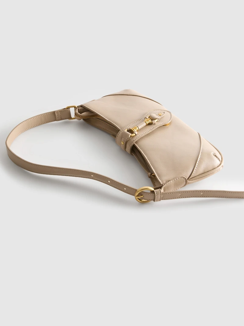 Metal Detail Shoulder Bag