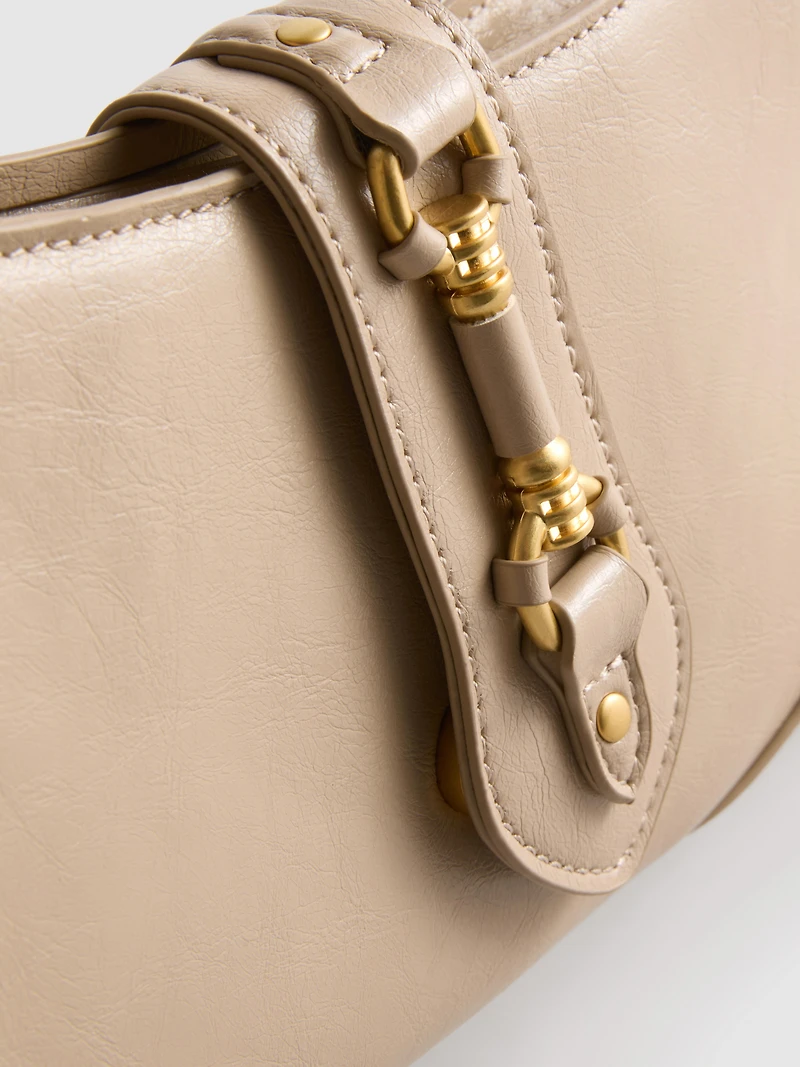 Metal Detail Shoulder Bag