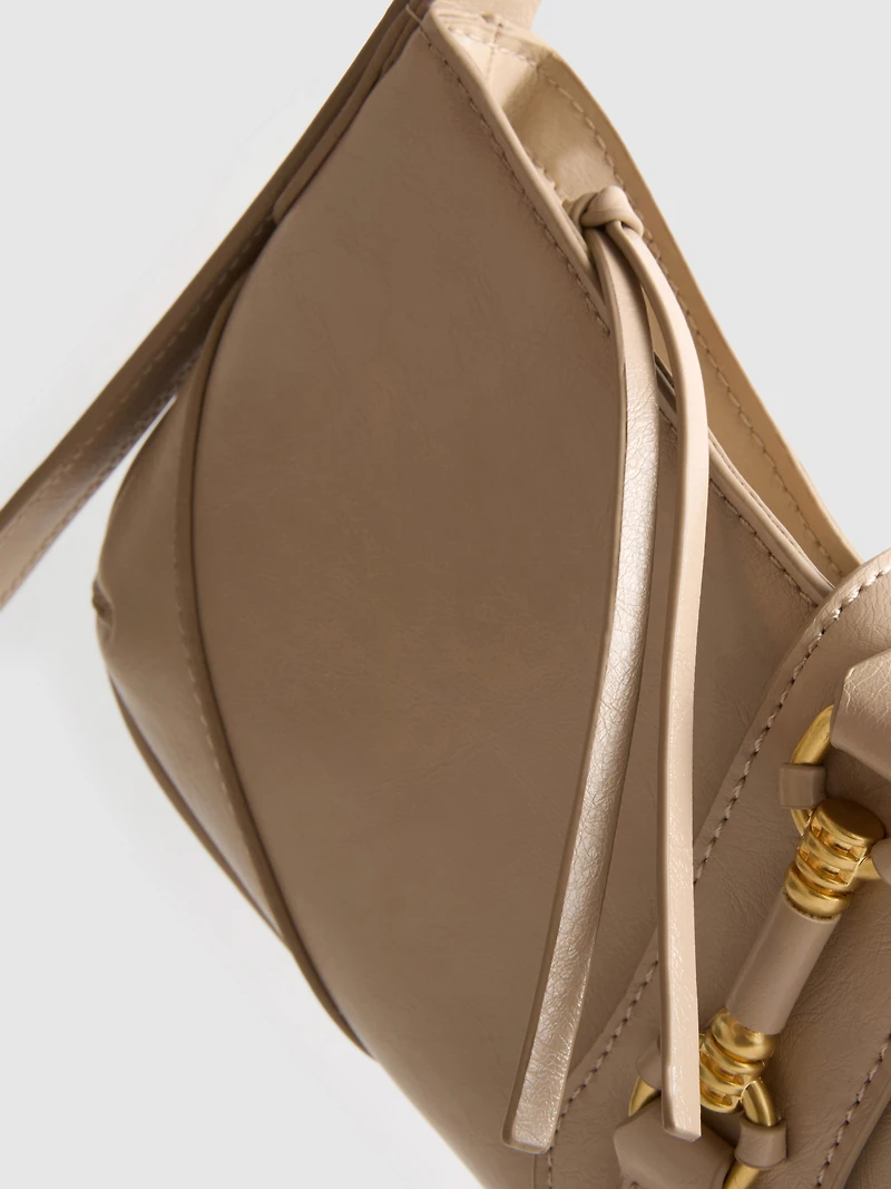 Metal Detail Shoulder Bag