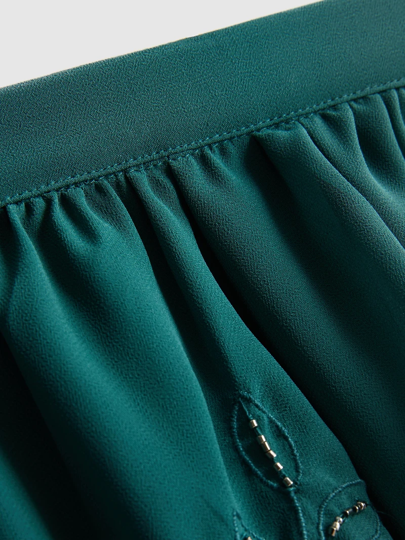 The Primark Scene | Mesh Beaded Mini Skirt