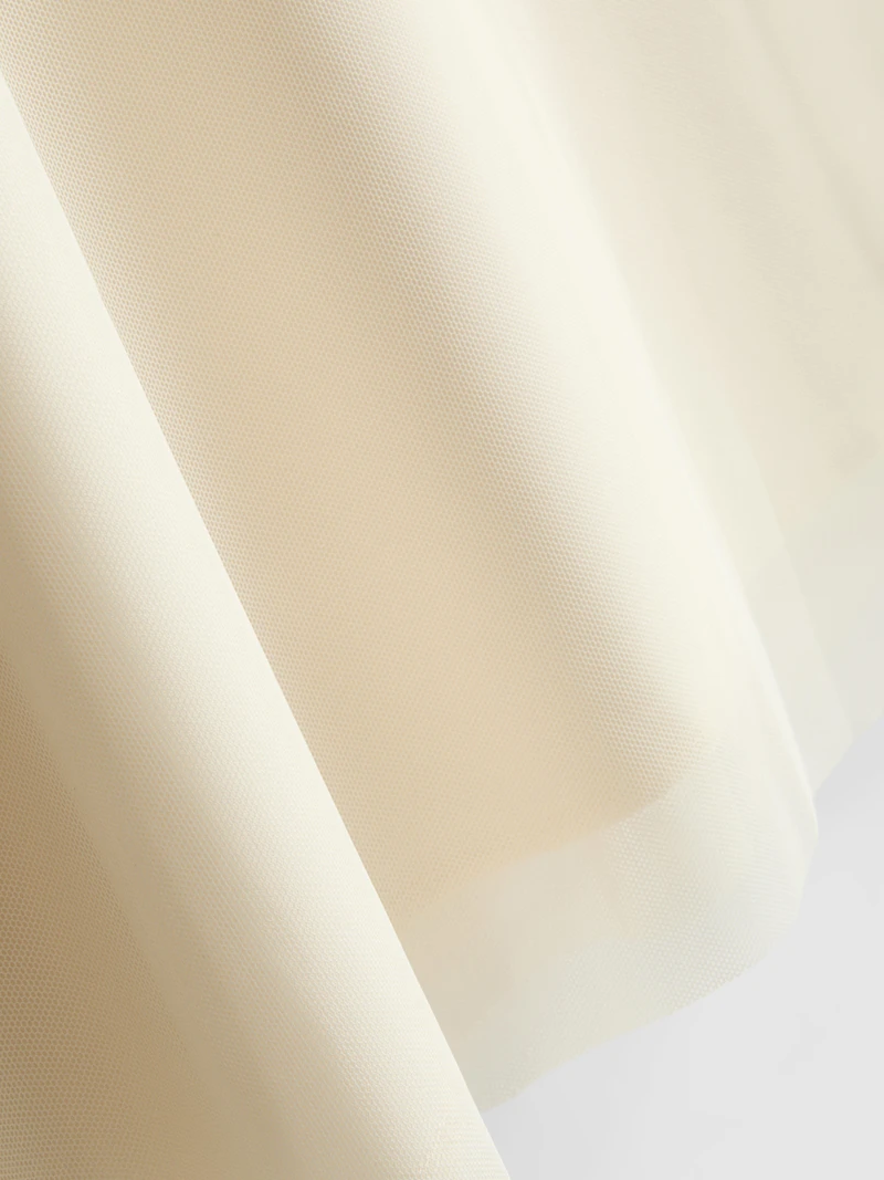 Beaded Asymmetric Midi Skirt