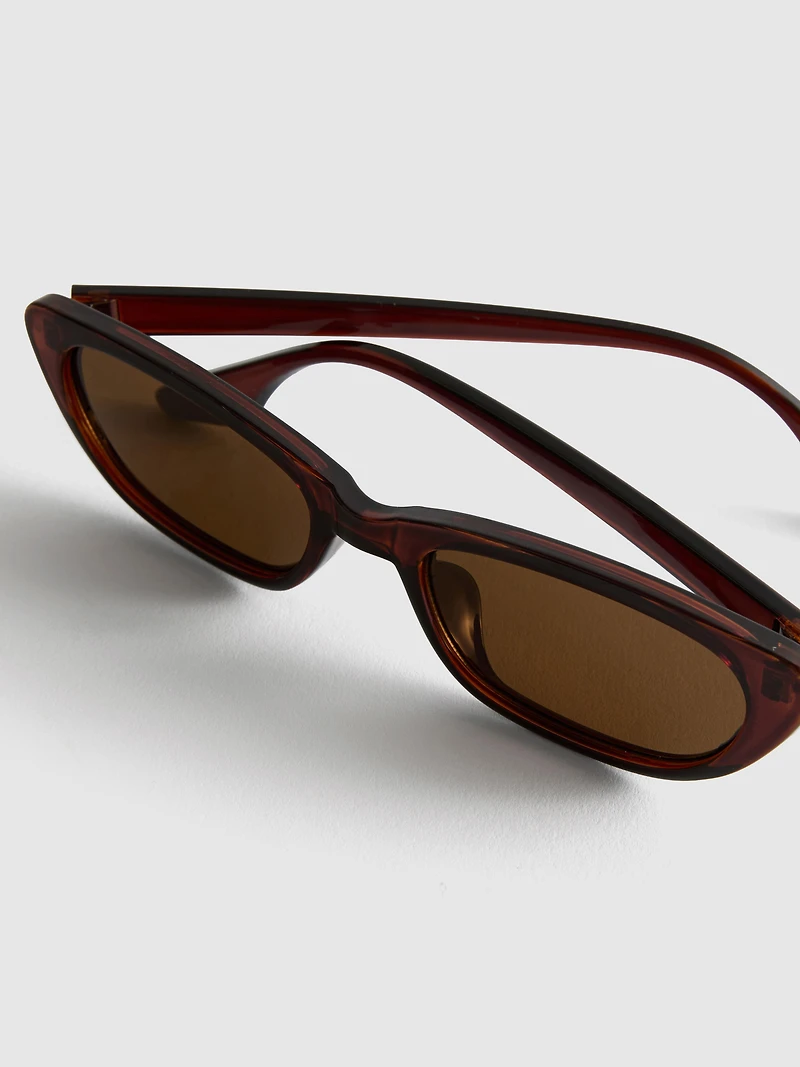 Slim Cat Eye Sunglasses