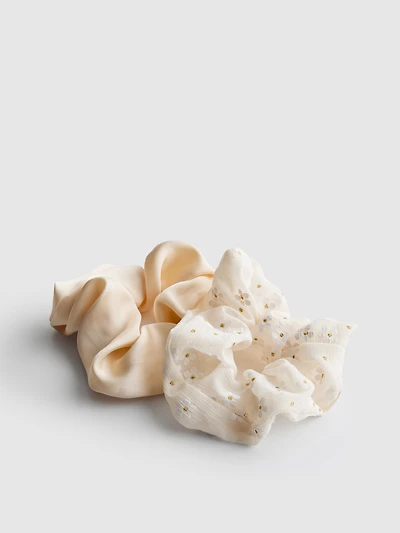 2pk Daisy Scrunchie