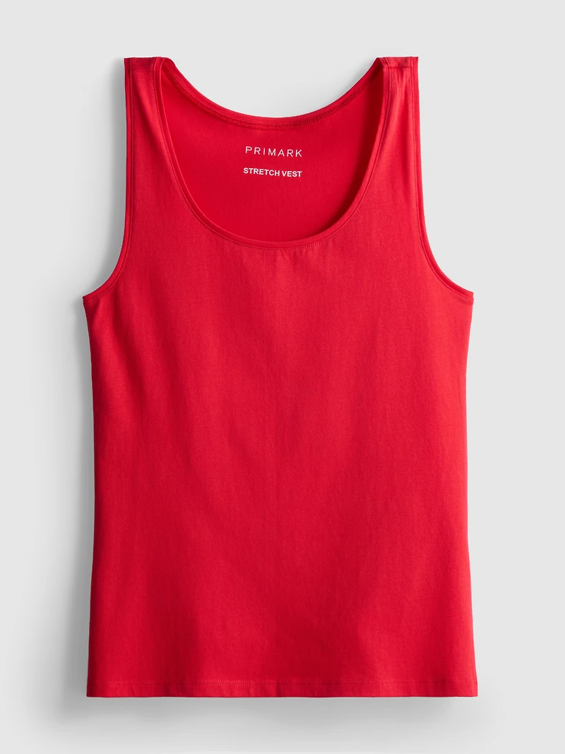 Cotton Rich Stretch Tank