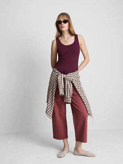 Cotton Rich Stretch Tank