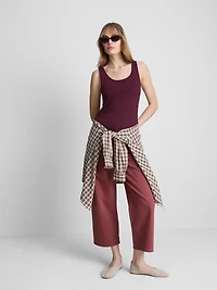 Cotton Rich Stretch Tank