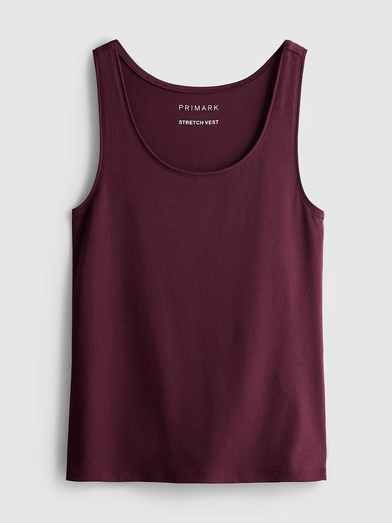 Cotton Rich Stretch Tank