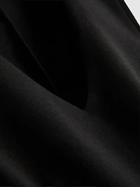 V-Neck Peplum Sleeveless Top